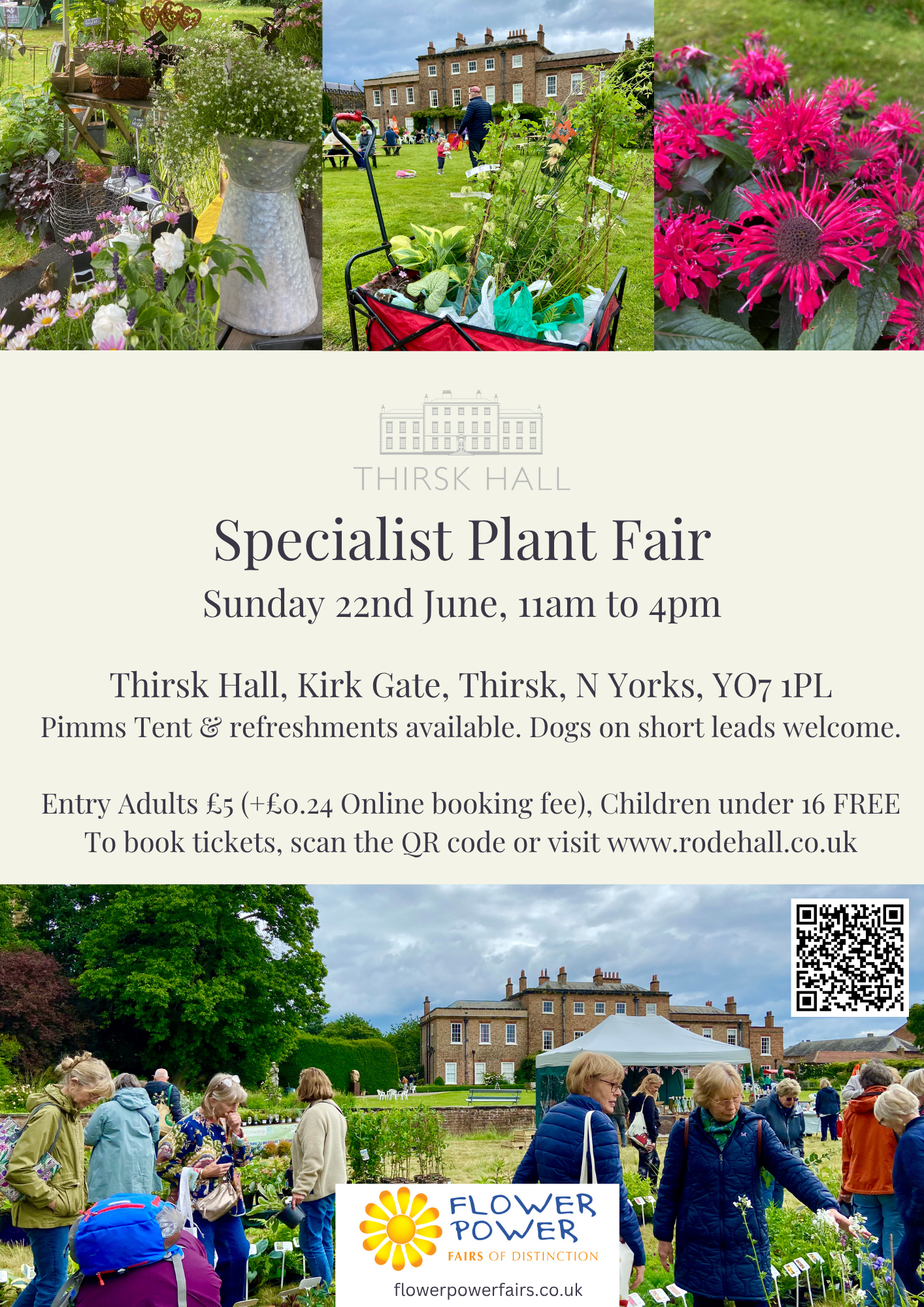 Thirsk Hall Specialist Plant Fair poster
